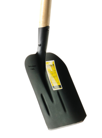 Лопата совковая песочная (тип2) с деревянным черенком 740 мм и ручкой ЛСП2Ч2р