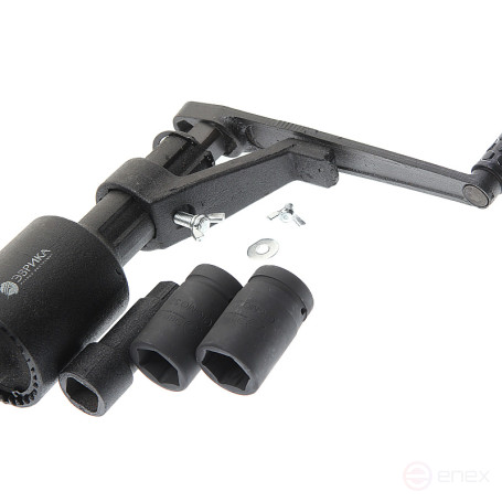 Гайковерт ER-83320 ручной с редуктором (Головки-32мм и 33мм, длина-320мм, передаточное число 1:1/1:4.2/1:64, 6800 Н/м) ЭВРИКА /1/3/