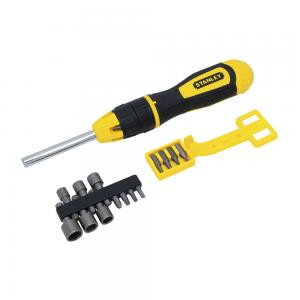 Multibit Stubby Ratchet Screwdriver with 20 Replaceable Bits STANLEY STHT0-62574