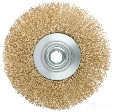 Cornice, type "wheel" with tilt, nut M14, steel wavy latuned wire 115 mm