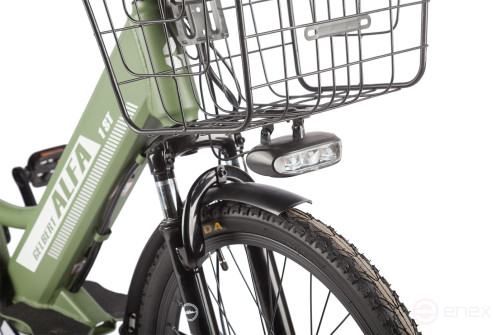 Gelbert ALFA 1 ST electric bike, green