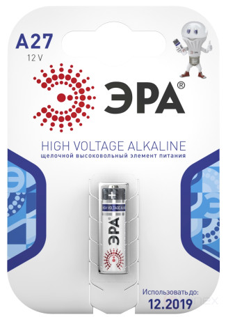 Батарейки ЭРА A27-1BL SUPER Alkaline