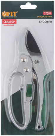 Pruner Pro, snoring.mechanism, cutting.edges butt-to-anvil, teflon.cover.blades, aluminum.housing 200 mm 77097