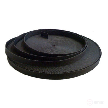 Textile mounting tape 50 m color: black FEDAST