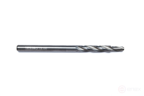Tungsten carbide step drill bit 9.2x190 mm (entry 8.00 mm)