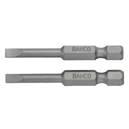 2 x Straight Slot Bits 1.2-6.5 50 mm 1/4