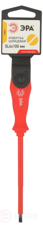 100SL4D Screwdriver ERA SL4x100 mm dielectric slot up to 1000 V two-component handle