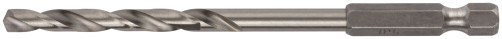 HSS drill bit for metal,polished, U-shank for a bit, ind.packing 5.0 mm