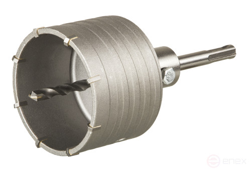 Коронка твердосплавная ПРАКТИКА SDS-Plus ударная 82 мм (1шт.) клипса (035-189)