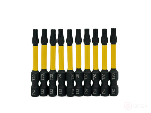 10 магнитных бит Skole T20-50, сталь S2 оригинал BT2-T2050