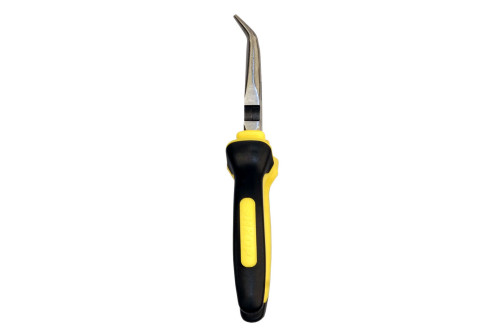 Pliers with curved jaws 60° 180 mm