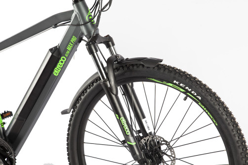 Велогибрид Eltreco Ultra MAX PRO Черно-зеленый-2509
