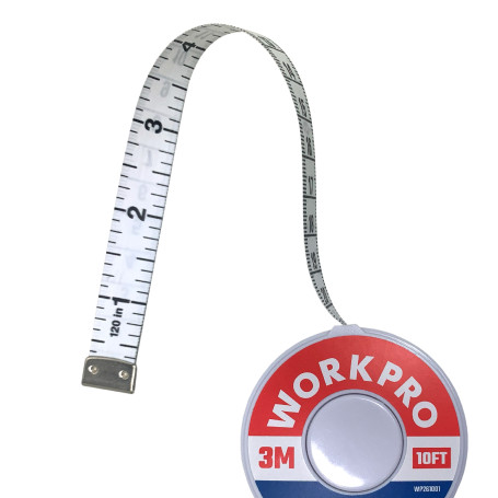 3m/10ft Soft Tape Measure WP261001 WORKPRO