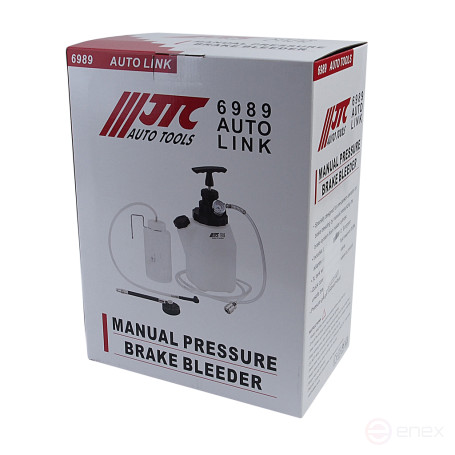 Установка для замены тормозной жидкости 3л 0-4Bar ручная JTC