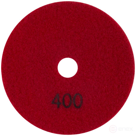 Алмазный гибкий шлифовальный круг АГШК (липучка), влажное шлифование, 100 мм, Р 400