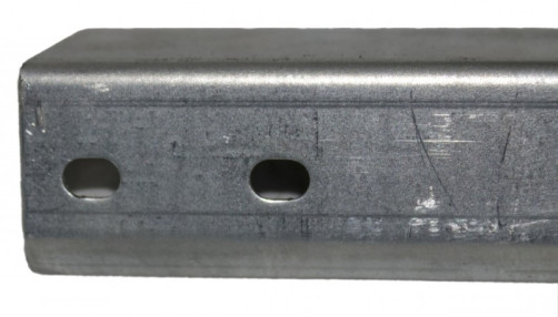 TGB3-450-ZN Горизонтальный опорный уголок длиной 450 мм, оцинкованная сталь (для шкафов серии TTB)