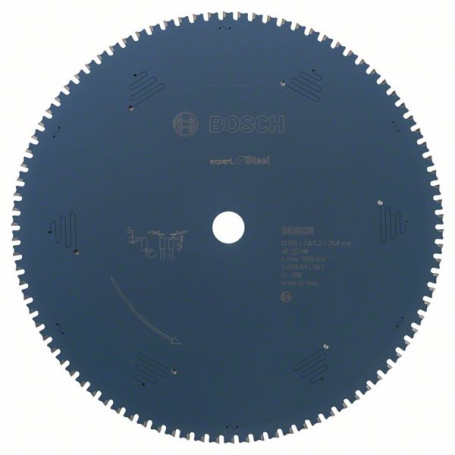 Expert for Steel saw blade 355 x 25.4 x 2.6 mm, 90
