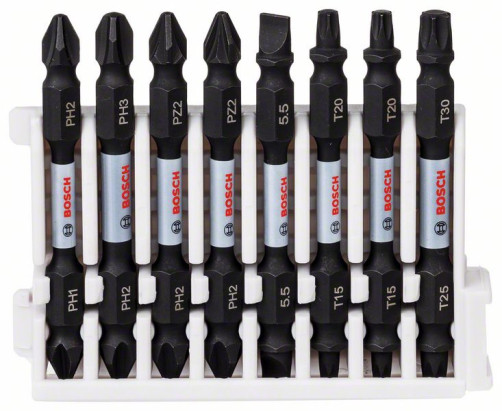 Packing bits for Impact Control screwdriver, 8 pcs., 2608522344