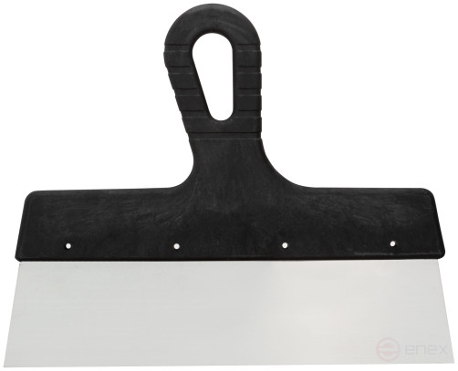 Шпатель фасадный, нержавеющиая сталь, пластиковая ручка, 250 мм