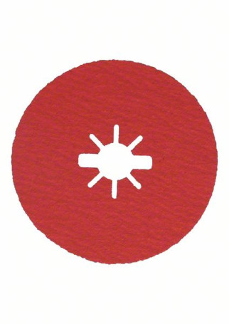 Fiber grinding circle X-LOCK, 125 mm, G100, star-shaped hole, R780 Best for Metal + Inox 125 x 22.23 mm, G100