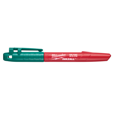 INKZALL™ thin Green marker for construction site, 36 pieces