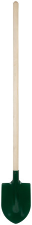 Bayonet shovel with stiffeners, with wooden handle 190x350x1420 mm