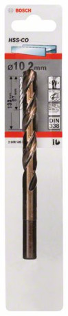 Свёрла по металлу HSS-Co , DIN 338 10,2 x 87 x 133 mm, 2608585865