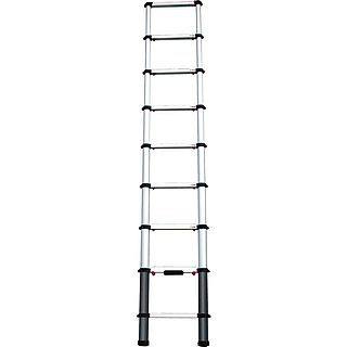 Telescopic ladder, aluminum 2.6 m