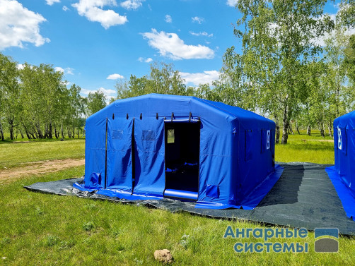 Pneumatic frame modules for sanitation