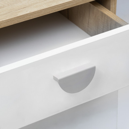 Ручка полукруг серебро 64/95 мм INSPIRE, AKS