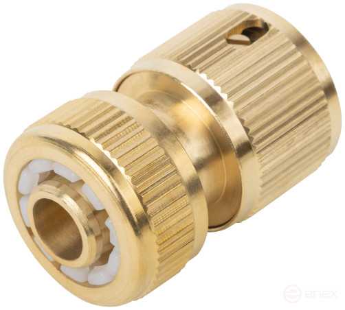 Соединитель, латунь 1/2"