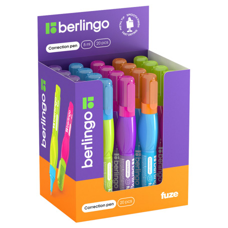 Berlingo "Fuze" correction pencil, 08 ml, metal tip