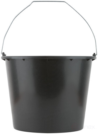 Construction plastic bucket for mixing 12 l mortar