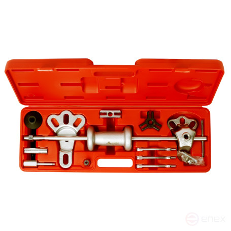 Обратный молоток универсальный с принадлежностями, кейс, 17 предметов МАСТАК 100-40017C