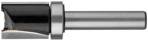 Straight edge milling cutter with upper bearing, DxHxL = 16 x 20 x 60 mm
