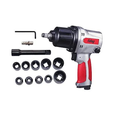 Pneumatic impact wrench IW900 1/2" + set of head_case