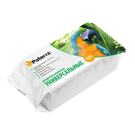 Universal wet wipes Paterra, 64 pcs. / 20 pcs.
