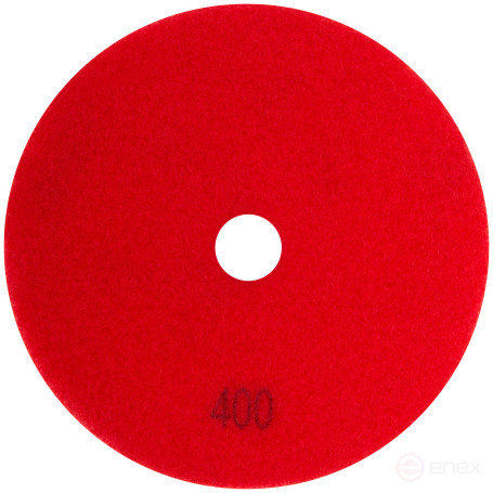 Алмазный гибкий шлифовальный круг АГШК (липучка), влажное шлифование, 125 мм, Р 400