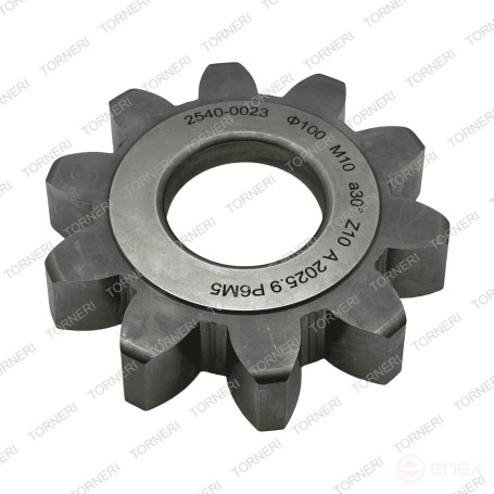 Disk chisel M 10.0, z=10, 30°, D=100 mm, d=44.45 mm (2540-0023) TORNERI T028205