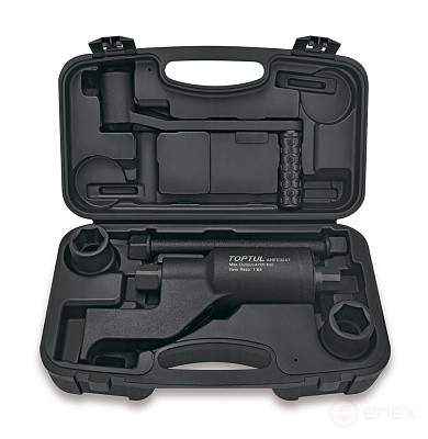 Manual mechanical wrench 1" 4700 Nm, 1:64, with heads 32 and 33 mm, TOPTUL