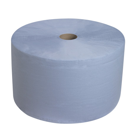 WypAll® L30 Cleaning material for removing impurities in production - Jumbo roll / Blue (1 Roll x 750 sheets)