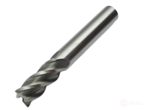 End mill with cylindrical shank f 10x22x72 mm z=4 P6M5K5 TORNERI T020860