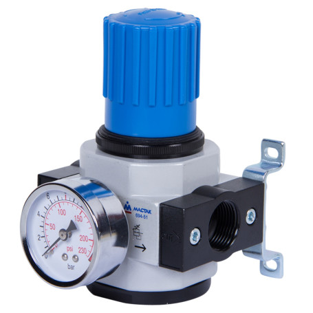 3/4" gearbox, with pressure gauge MASTAK 694-51