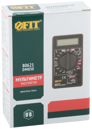 Multimeter 0.1 mV-600 V; 0.1 V-600 V; 1 mcA-10 A; 0.1 Ohm-2 mOhm; box