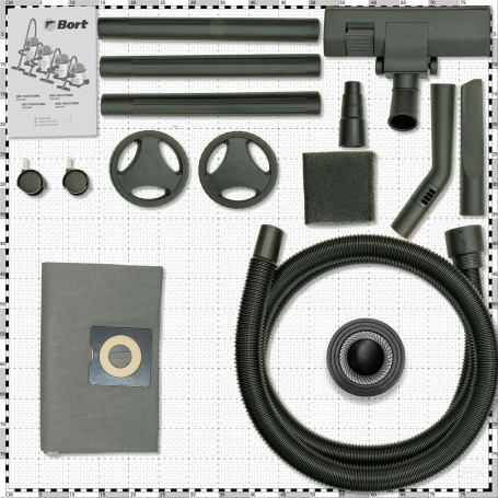 Пылесос для сухой и влажной уборки BORT BSS-1630-STORM