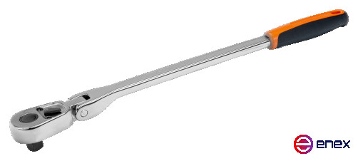 1/2" Reversible handle with a hinge, with 32 teeth and an angle of action of 11.25°