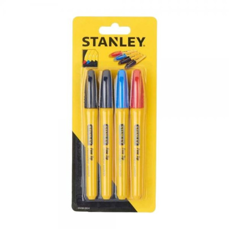 Set of 4 markers (red, blue, black 2 pcs.) STANLEY STHT81391-0