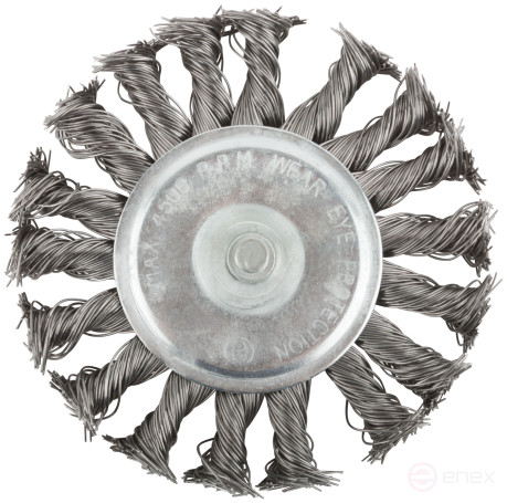 Corkscrew, "wheel" type, with pin, 100 mm twisted steel wire