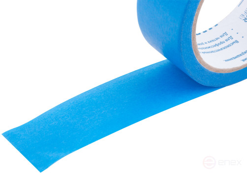 Лента малярная синяя, для наружных работ, 36 мм x 25 м