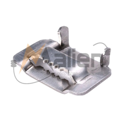 Lock retainer (clip) with teeth for mounting tape HC-20-T (stainless steel steel C304) MALIEN